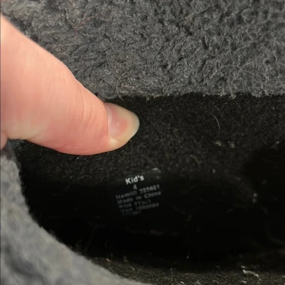 LL Bean Snow Winter Duck Tall Boots Blue Lined Youth Size - Picture 3 of 9